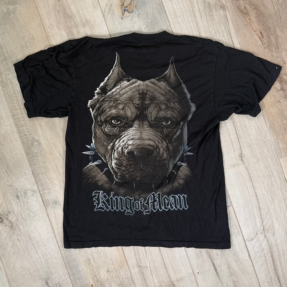 Pitbull Spike Collar King of Mean Shirt Mens Size XL